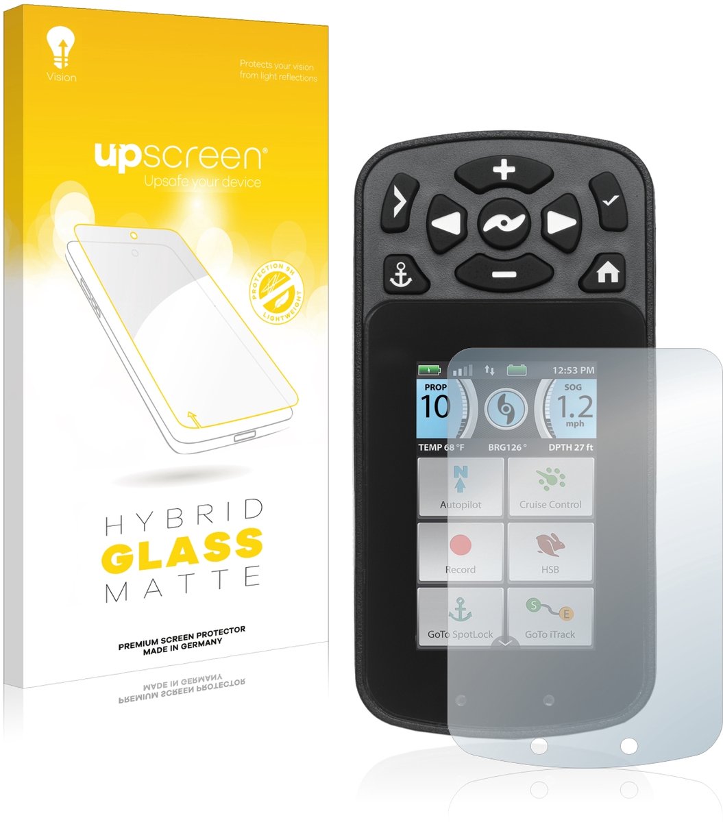 upscreen - Screenprotector voor Minn Kota I-Pilot Link - Folie Beschermfolie Beschermglas matte