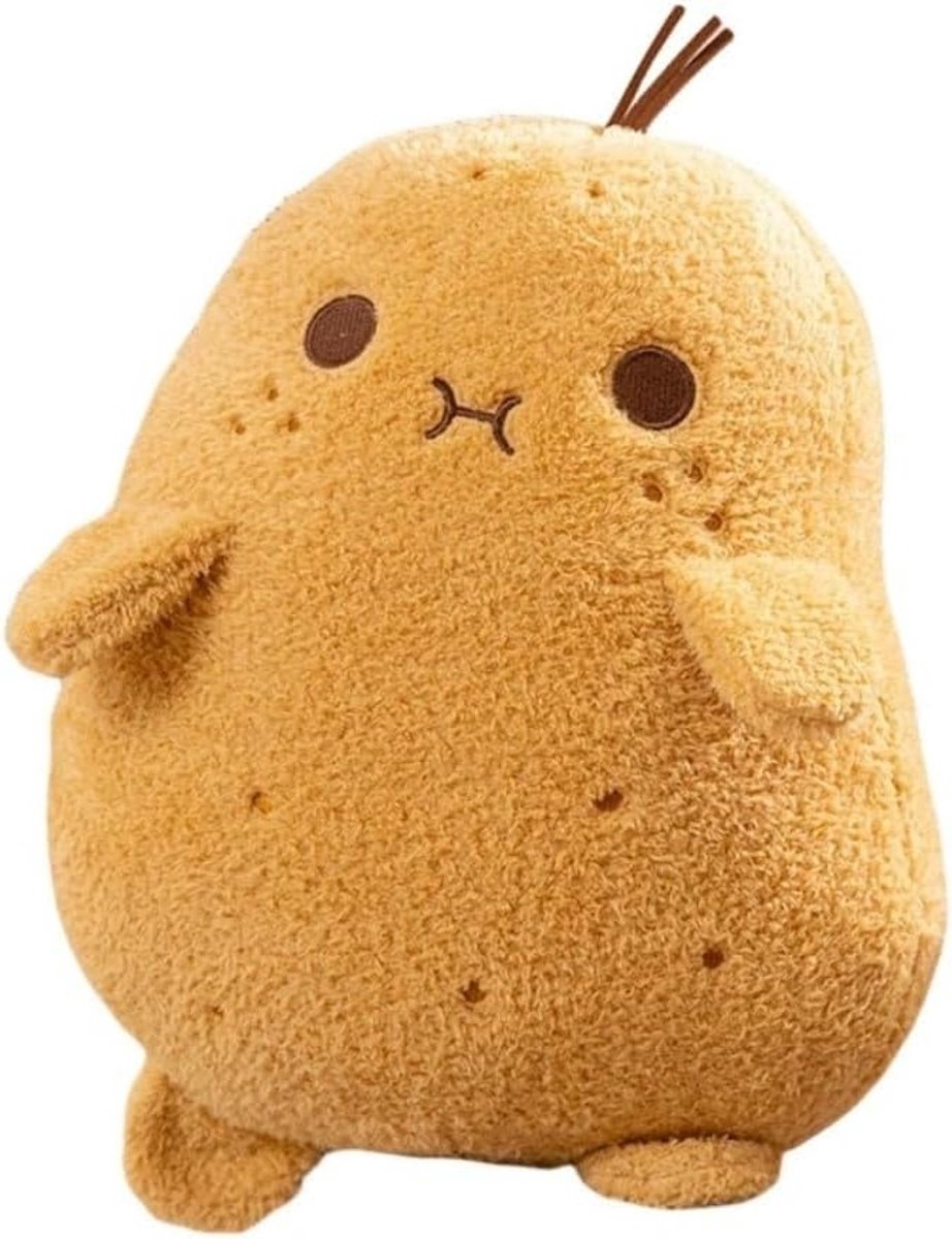Zachte Aardappel Kussen van Pluche, Decoratief Speelgoed voor Kinderen, Perfect voor Verjaardagen en Slaapkamers, 25 cm Groot