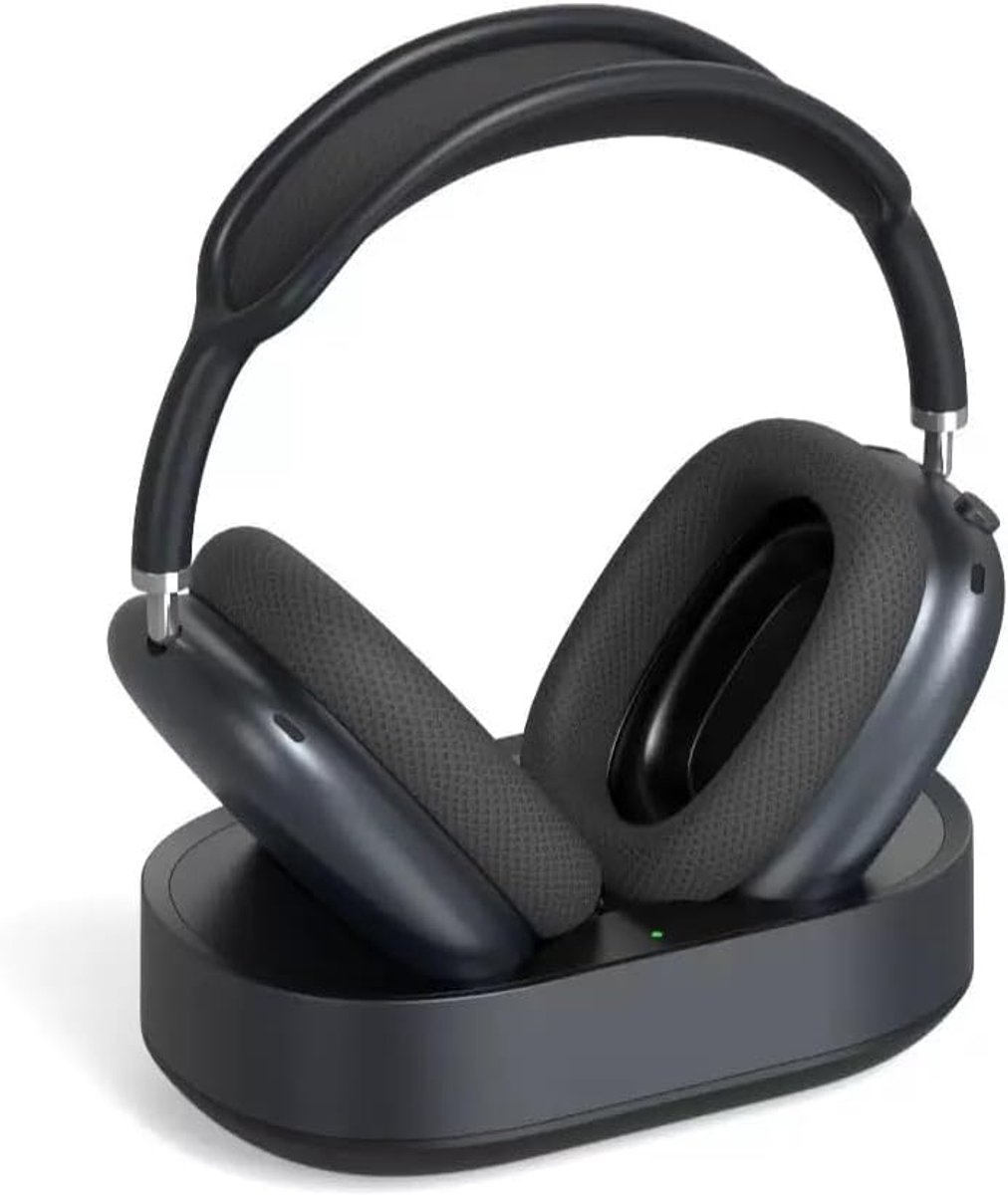 Thijox - Koptelefoon Oplaadbasis voor Apple AirPods Max 2020/2024 en AirPods Max 2, Magnetisch Oplaadstation met Lightning en USB-C, Antislip Desktop-