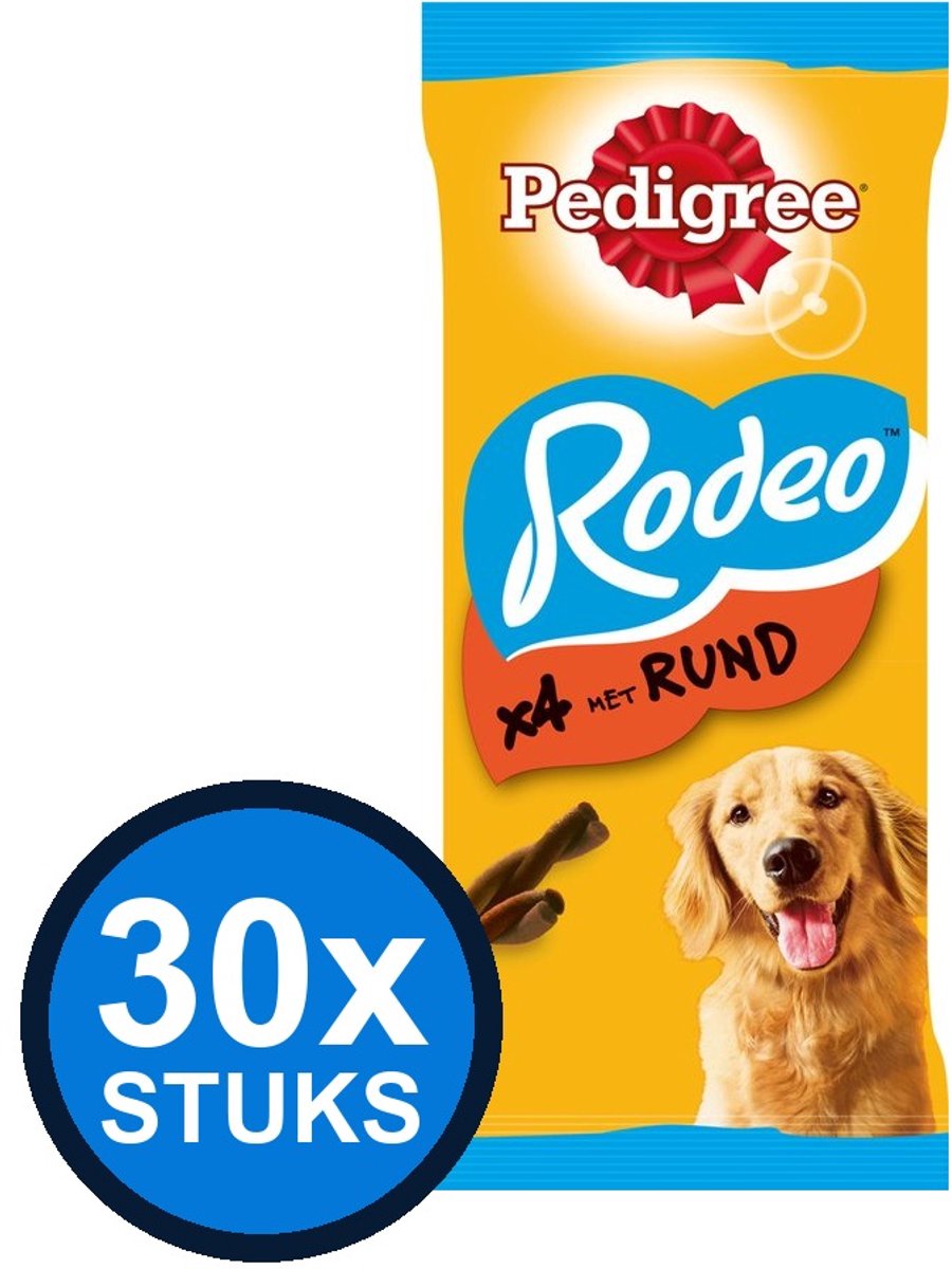 30x Pedigree - kauwsnacks - Rodeo rund - 10x70g