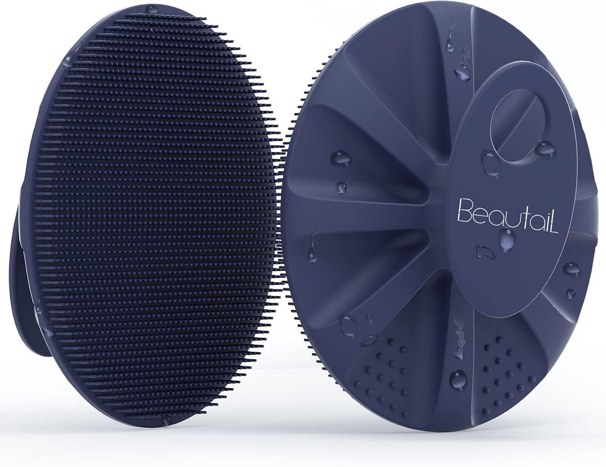 SnelShoppen - Silicone Body Scrubber - Zachte Exfoliërende Doucheborstel - Hygiënisch, Makkelijk Schoon Te Maken - Voor Gevoelige Huid Baby, Kinderen