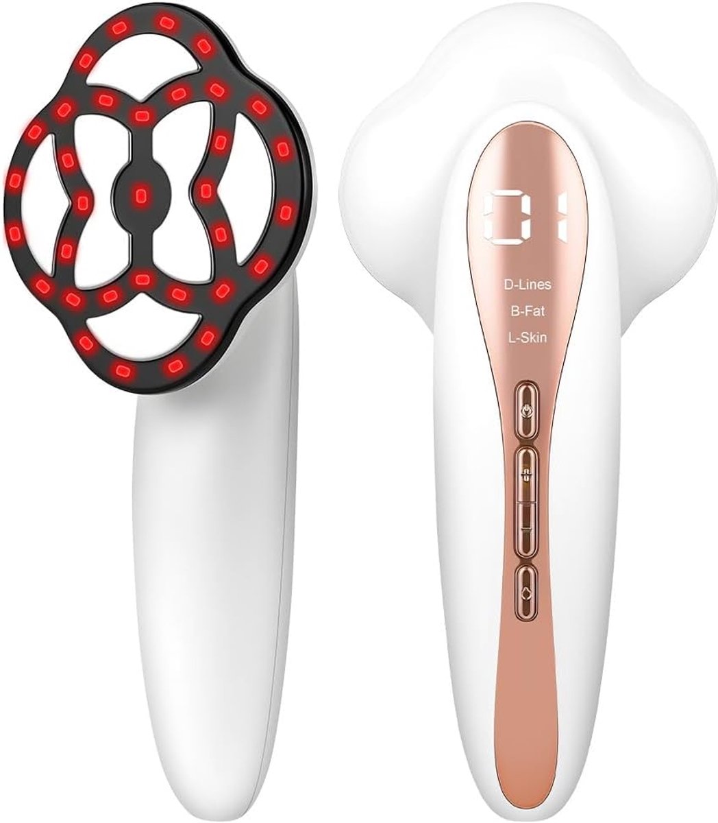 SnelShoppen - Aolso Anti Cellulite Massager, EMS Slimming Massage Apparaat, 6 Multifunctionele Massagekoppen, 15 Instellingen, Unisex, Lifting, Verste