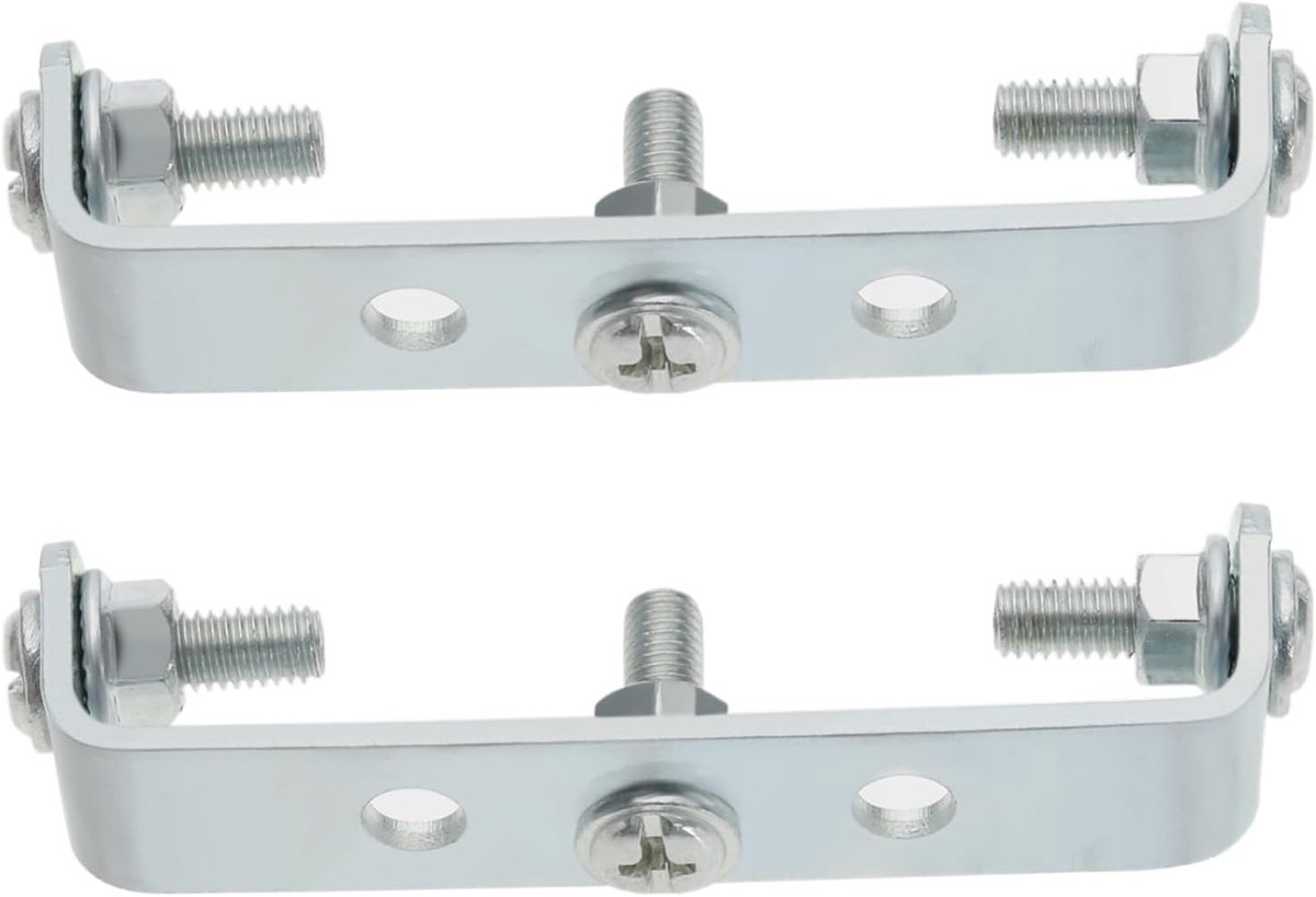 SnelShoppen - 2 Piece Fietsendrager Achtermontage Adapter U-Vormig voor Mountainbikes en Opvouwbare Fietsen - RVS Montageadapter