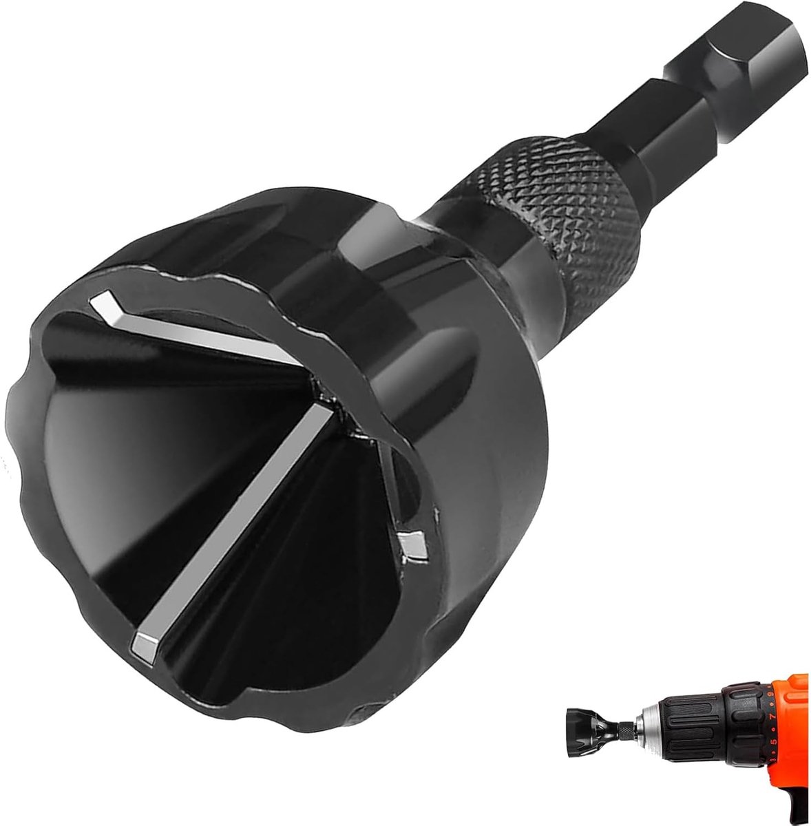 SnelShoppen - External Chamfer Tools Deburring Tool 3-20mm - Hoogwaardige HSS Burr Verwijdering - Hex Shank Gereedschap voor Perfecte Afwerking van Sc