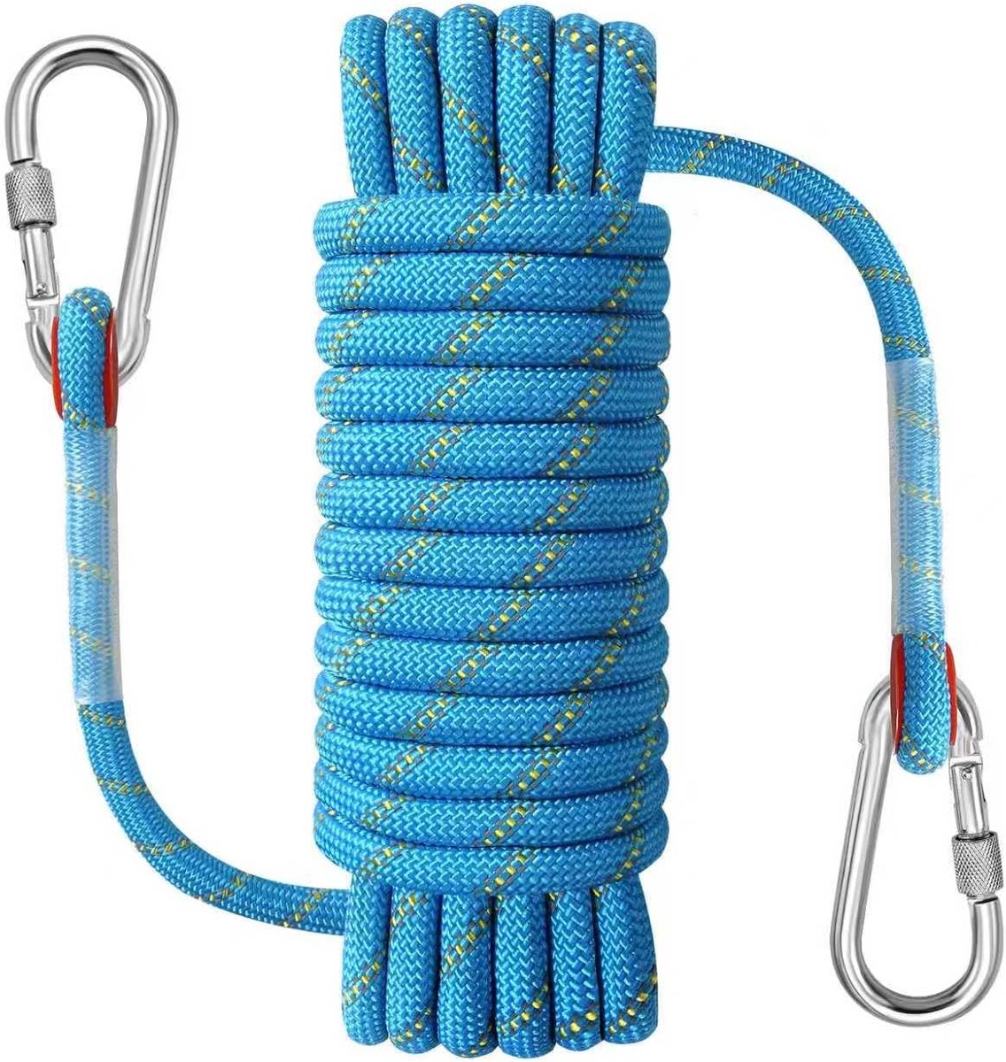 SnelShoppen - Marine Drijvende Touw 10mm x 10m Blauw - Voor Varen, Vissen, Raften, Kamperen, Wandelen, Jagen, Anker, Kayak, Canoe, Reddingslijnen