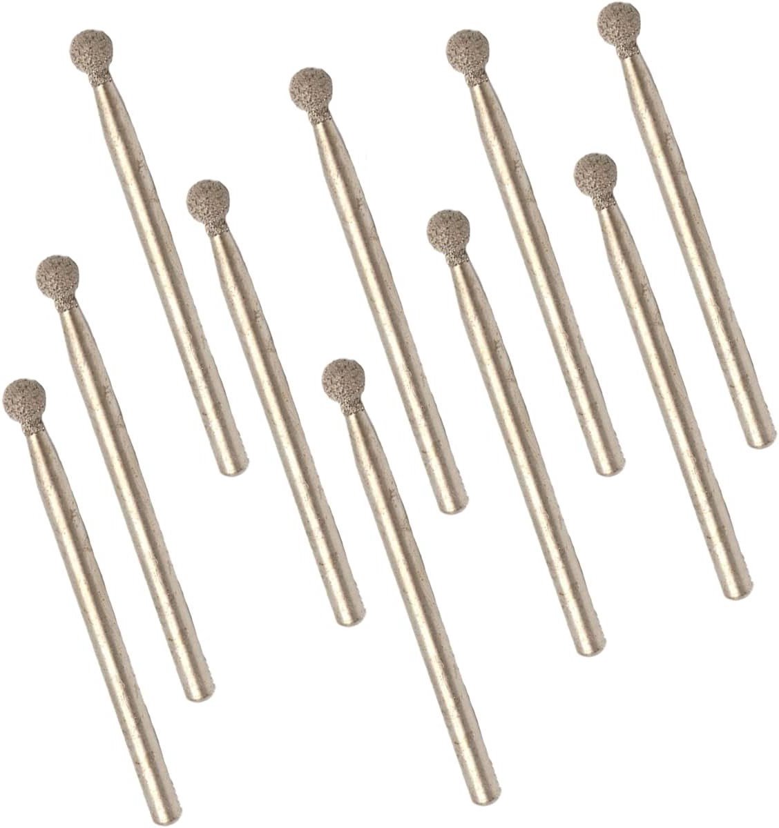 Set van 10 Diamant Boorpunten 3 x 3 mm voor Sieraden, Glas en Keramiek - Perfect voor Precisiewerk
