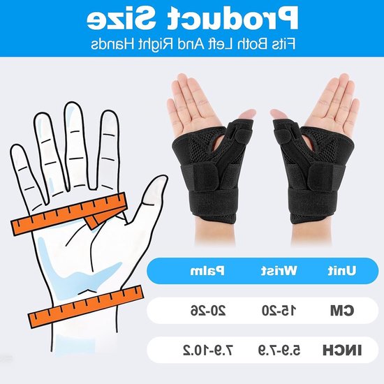Duimbandage voor peesschedeontsteking en artrose - Ondersteuning voor duim en pols, sport en dagelijkse activiteiten — afbeelding 5