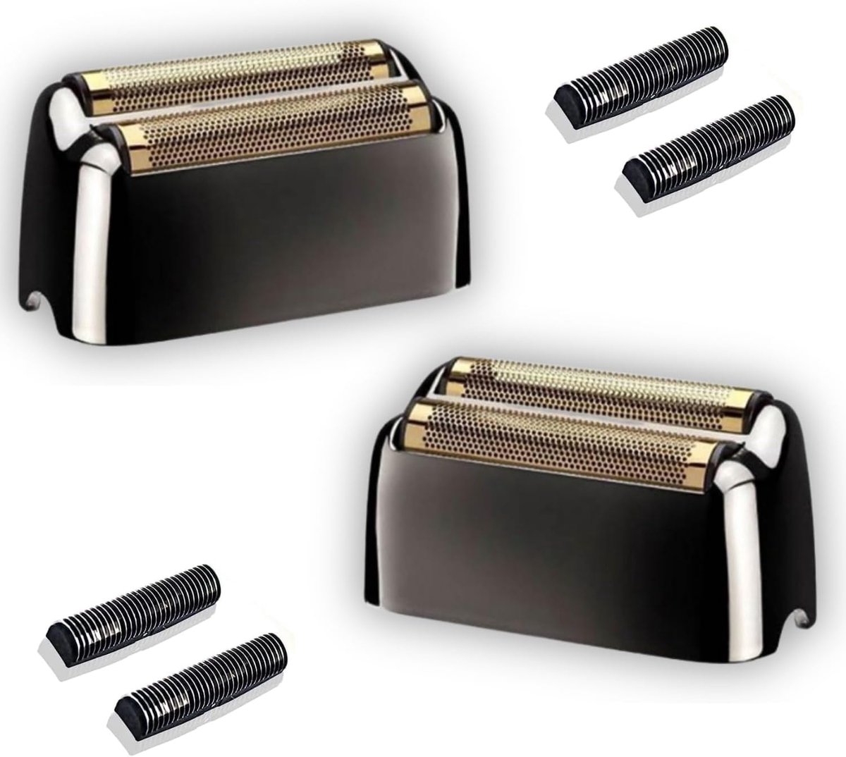 SnelShoppen - Vervangende Scheerkoppen x2 voor Elektrische Scheerapparaten - Compatibel met Dual Trimmers - Professionele Scheerprecision voor Mannen
