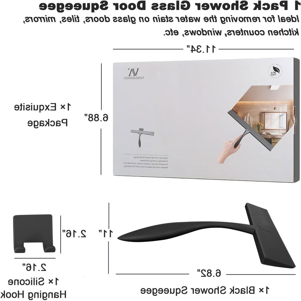 Multifunctionele Zuignap voor Glazen Douchedeuren, 27.5 cm Siliconen Douche Disc, Ideaal v