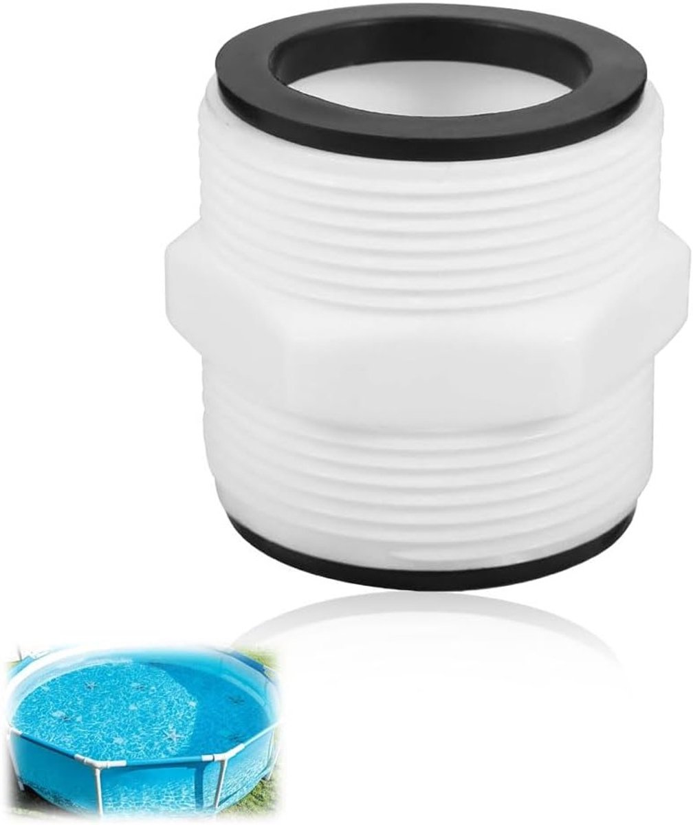 Poolaansluitset 38 mm voor zwembadslangen - 2-Weg connector, adapter voor 1,5 inch slangen, compatibel met de meeste zwembaden en accessoires