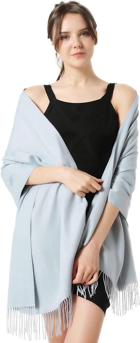 Elegante Pashmina-stola en sjaal voor dames, zachte doeken en wikkels voor avondjurken, stijlvolle accessoires, sjaals voor vrouwen, luxe pashmina, deken sjaal