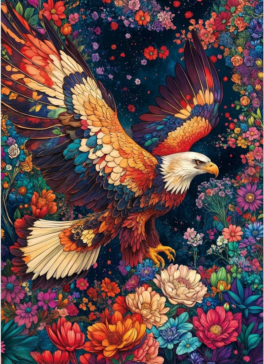 Eagle Puzzel van 1000 Stukken voor Volwassenen - Perfect Cadeau voor Puzzel Liefhebbers en Dierenfans