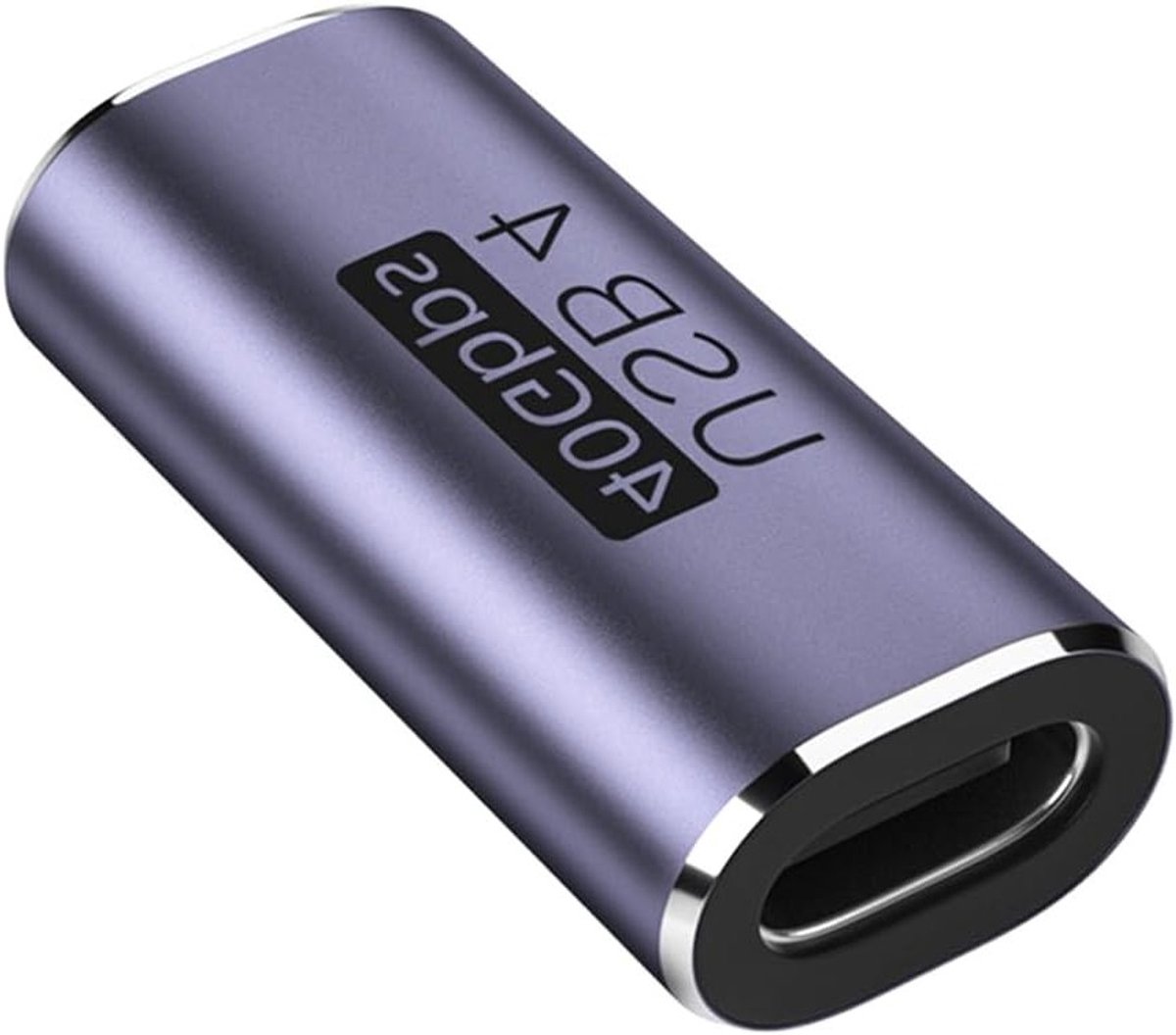 USB C Coupling Adapter 40Gbps voor 8K@60Hz en Snelladen tot 100W, Geschikt voor Alle Type C Apparaten