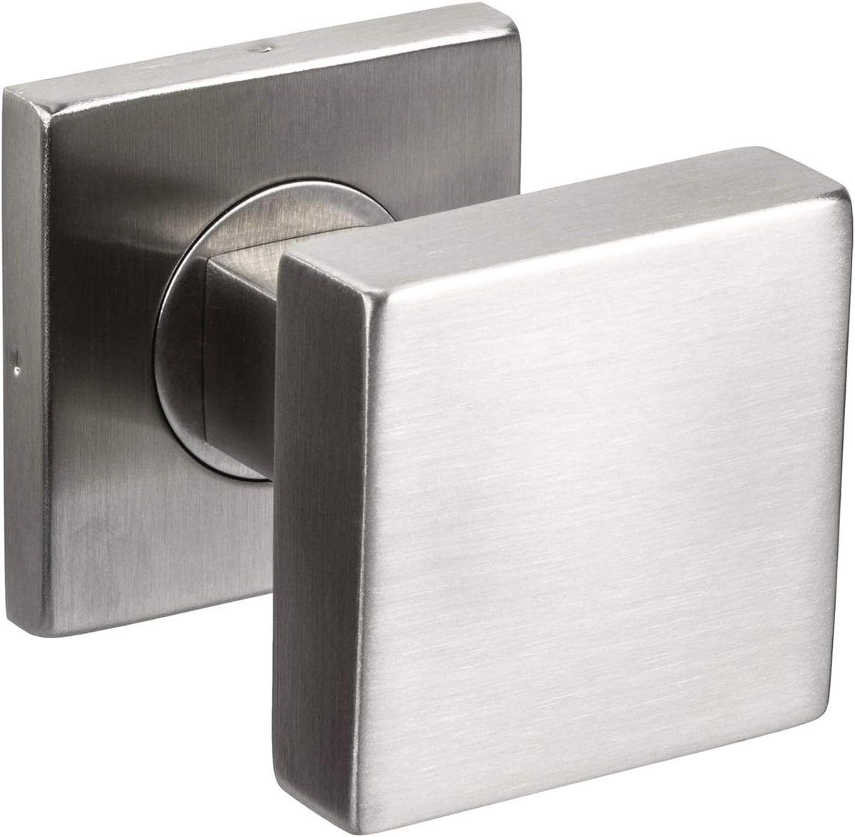 SnelShoppen - Moderne Roestvrijstalen Deurgreep | Vaste Knop 53mm | Vierkante Knop | Voor Huisdeuren en Poorten