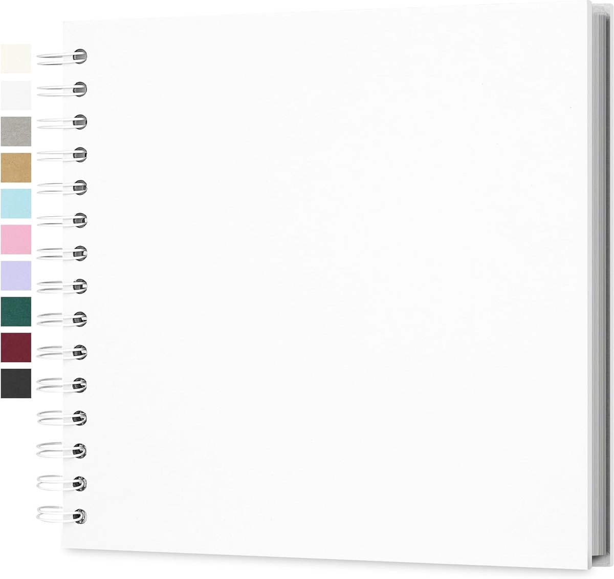 SnelShoppen - DIY Foto Album Scrapbook 21x21 cm - 40 Pagina's - Zuurvrij - Ideaal voor Baby, Familie, Verjaardag, Valentijn - Keuze uit 9 Kleuren