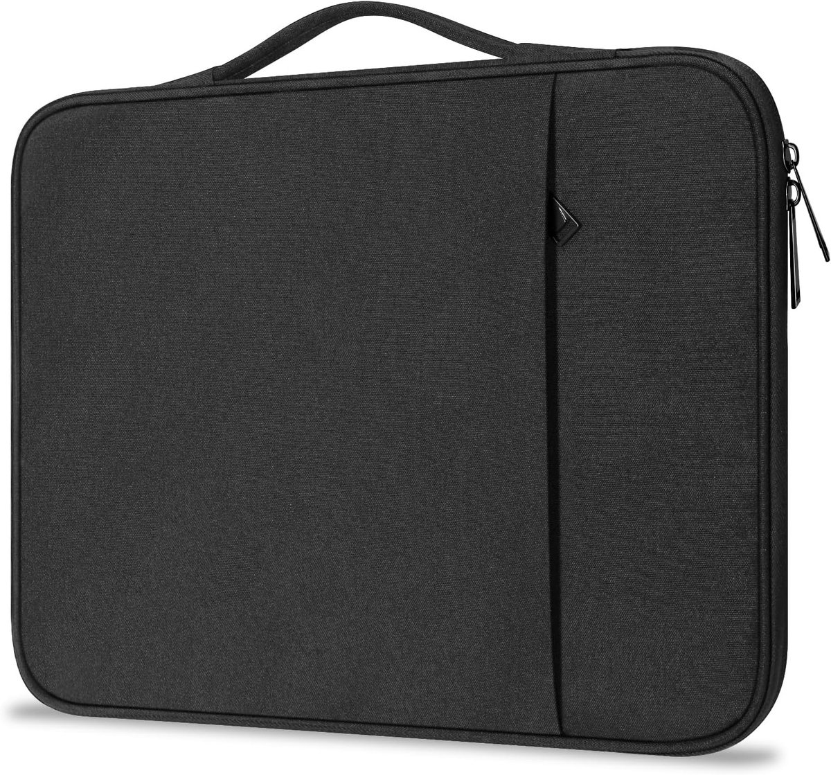 Thijox - 13-inch Laptophoes voor MacBook Air 13,6 inch & iPad Pro 13 inch - Reisbestendige Draagtas met Verborgen Handvat - Multifunctioneel - Zwart