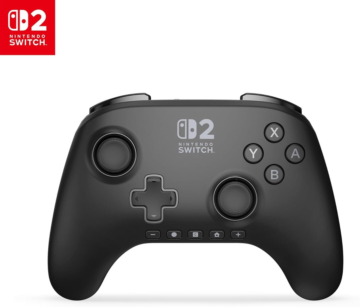 SnelShoppen - Draadloze Controller voor Nintendo Switch 2 - Zwart - Officieel Gelicentieerd - Hall Effect - Toewijsbare Knoppen - Pro-Controller - Bew