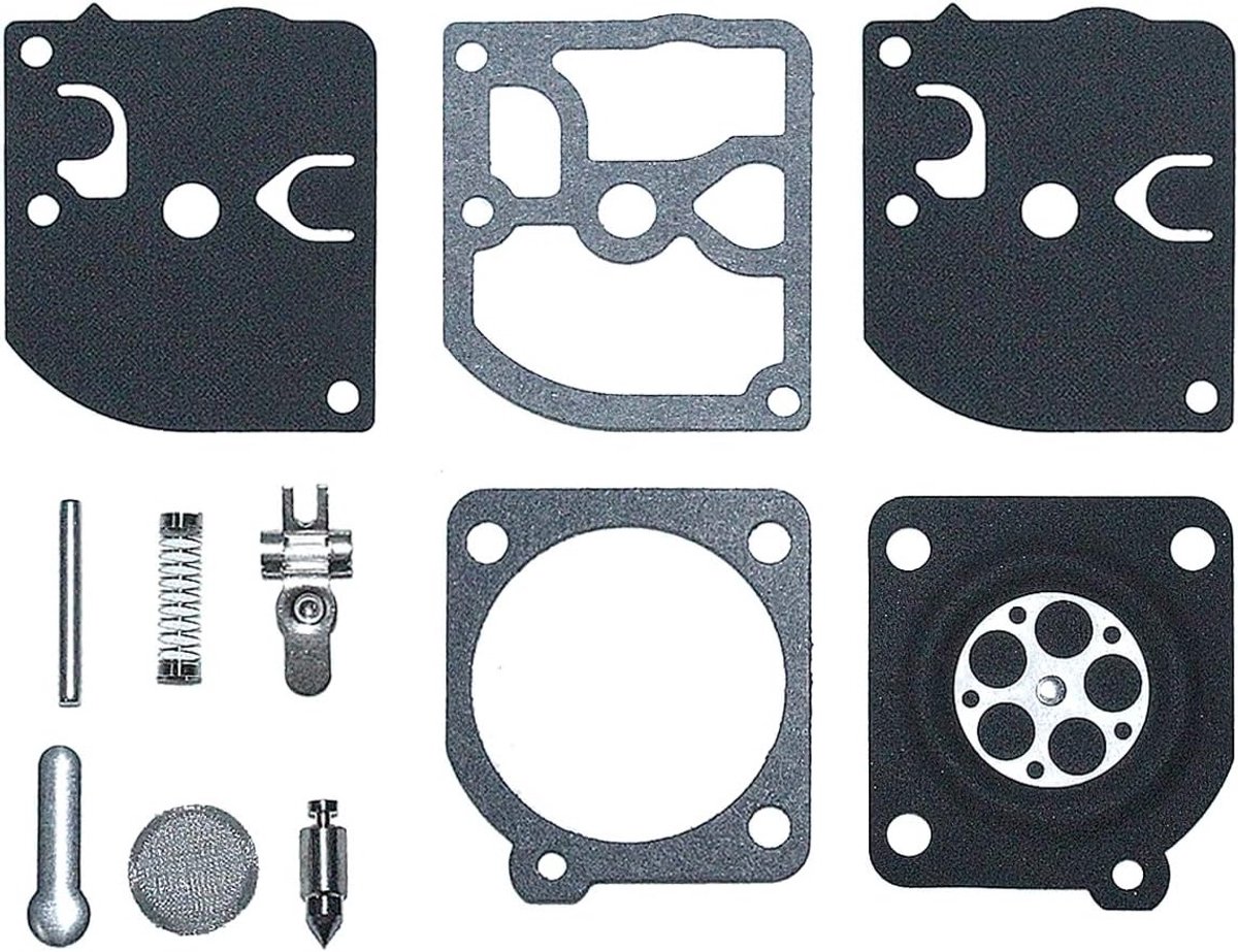 Reparatieset voor carburateurpakking voor kettingzaag, geschikt voor Zama RB-39, McCulloch, Homelite en meer