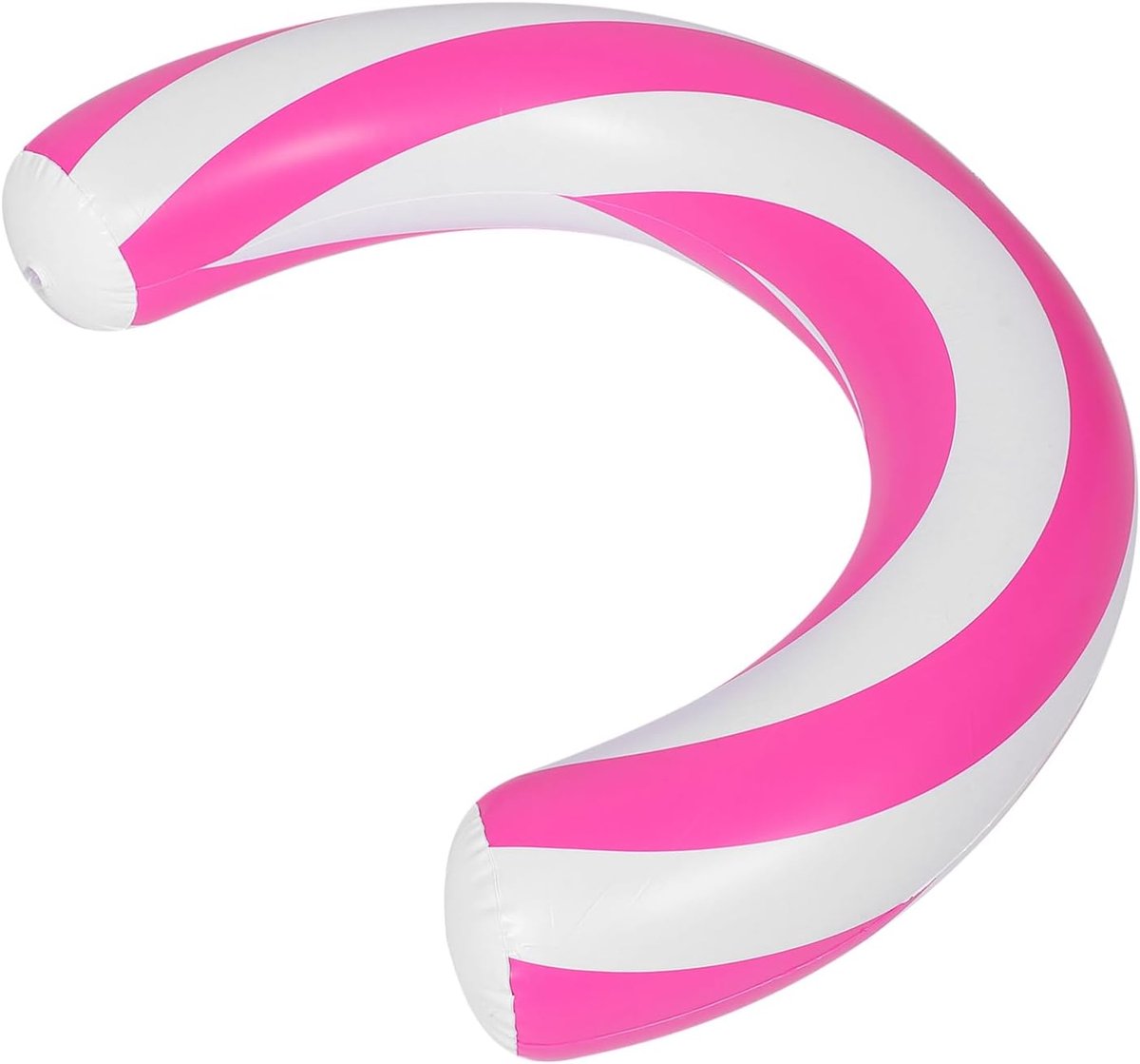 SnelShoppen - Zwembad Ring Zwem Noodles Opblaasbare Noodle Zwembad Drijvende Water Speelgoed voor Gestreepte Opblaasbare Zwembad PVC Roze