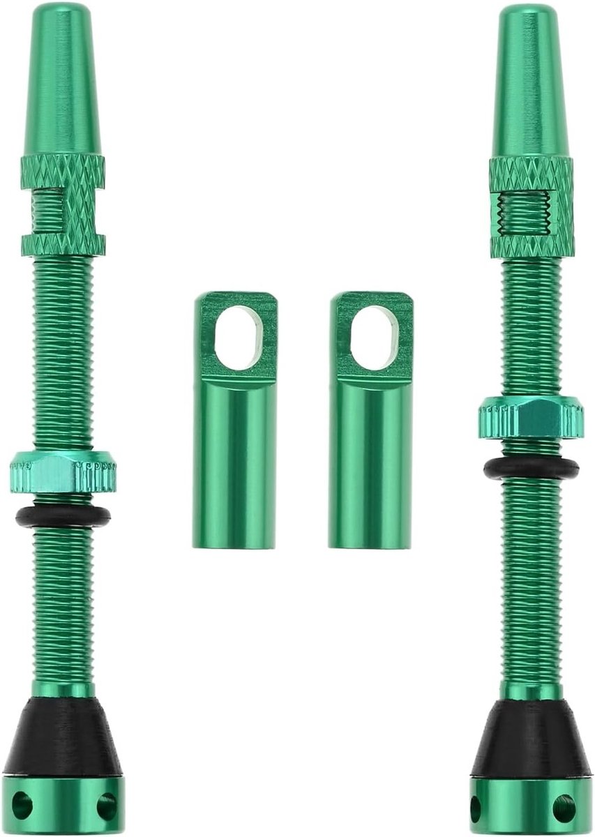 Tubeless Fietskleppen 60 mm - 2 Stuks Presta Ventielen van Aluminium voor MTB en Racefietsen