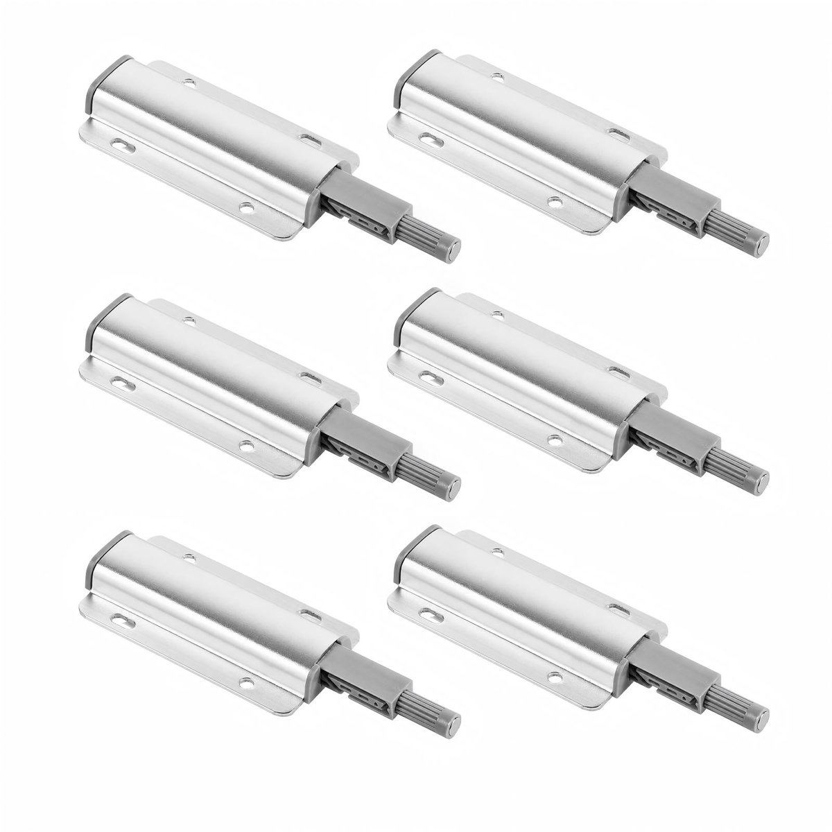 Ryoudavell - Buffer druksnappers – 6 stuks magnetische drukknop voor kastdeuren en laden – Deurbuffer - Deursluiter - Deurdemper - Push to open - Deursnapper – Drukbeslag – Voor keukenkast en keukenlades - Set van 6 Stuks