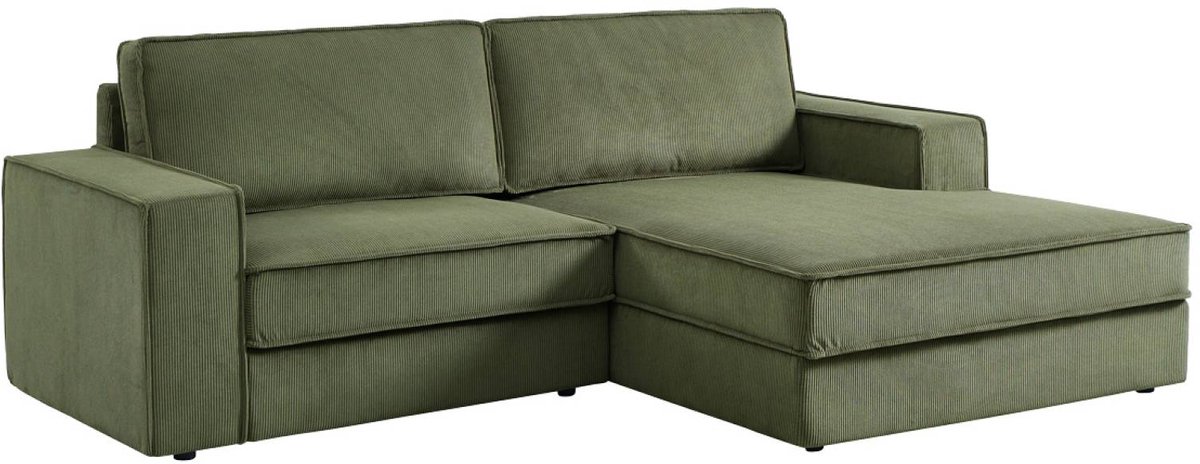 sweeek - Rechter hoekbank corduroy met 3 zitplaatsen - chill