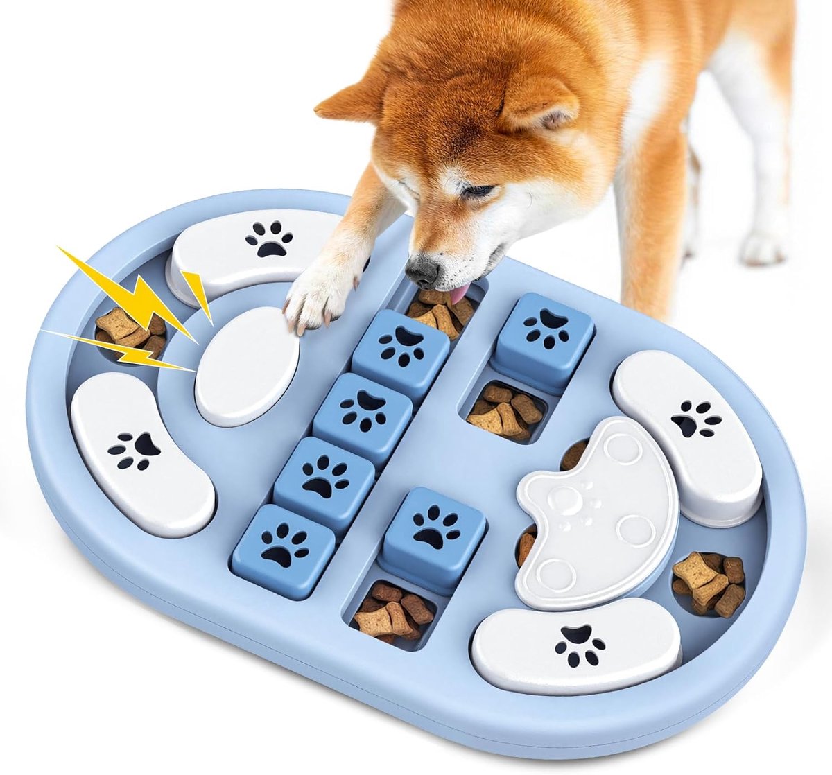 SnelShoppen - Dog Toy Intelligence - Interactief Hondenspeelgoed - Stimuleert Slimheid - Duurzaam Materiaal - Geschikt voor Alle Hondenrassen - Kleur: