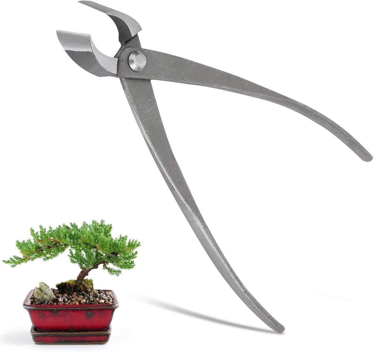 SnelShoppen - Bonsai Cutter Concave - Hand Bonsai Cutter - Ergonomische Takkenknipper 21,3cm - Ideaal voor Snoeien, Pruning en Houtbewerking - Tuin Ge