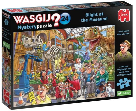 Wasgij Mystery 24 - Paniek in het museum! - 1000 stukjes puzzel - Legpuzzel
