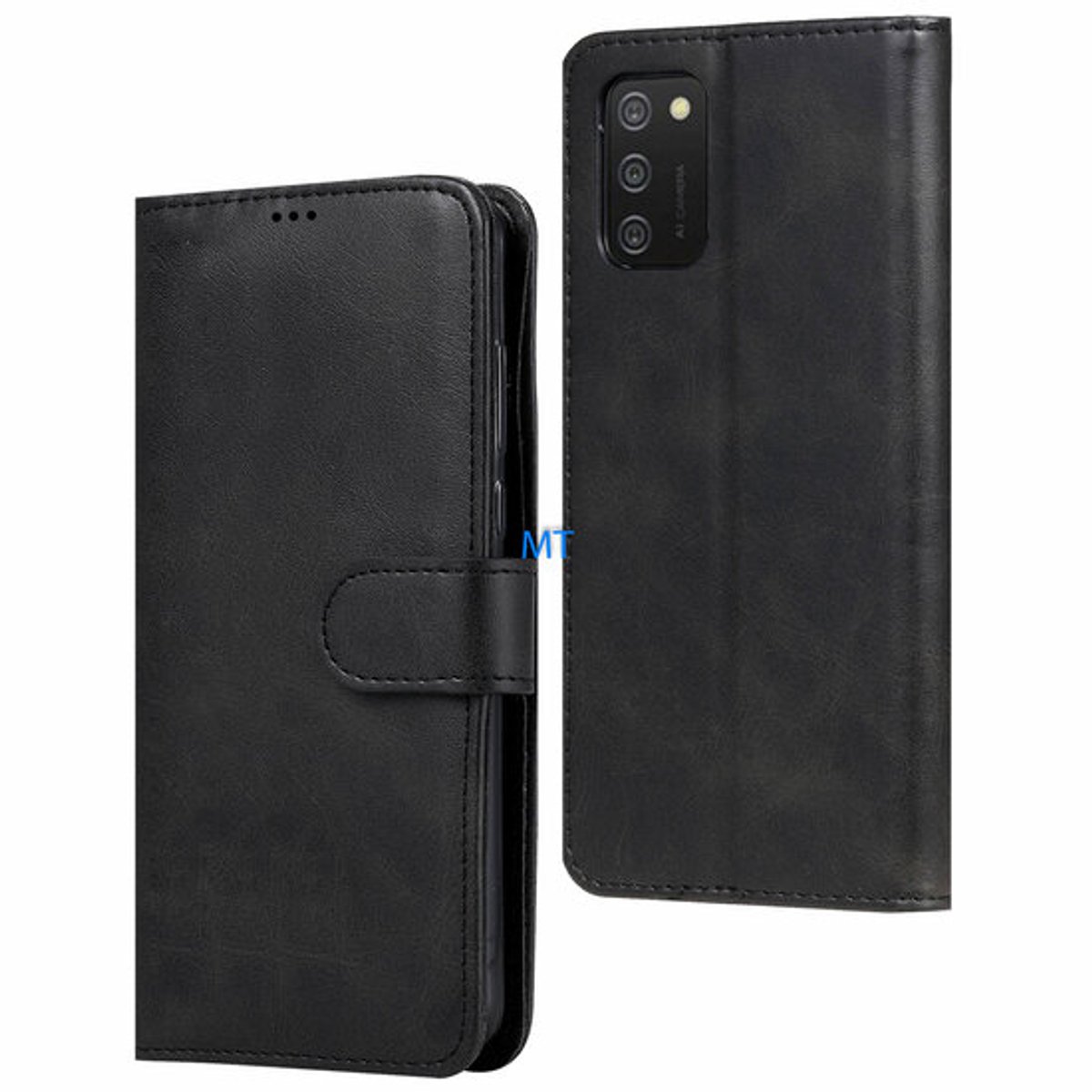 Lux Wallet MT Case geschikt voor Samsung Galaxy A35 - Zwart