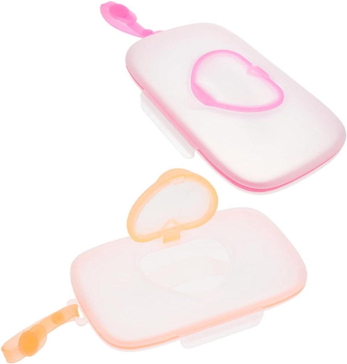 Babydoekjes Houder - Doekjesdispenser Reishouder - Onderweg Opruimen - Praktisch Dekselontwerp - 22 x 13.5 cm - Diverse Kleuren