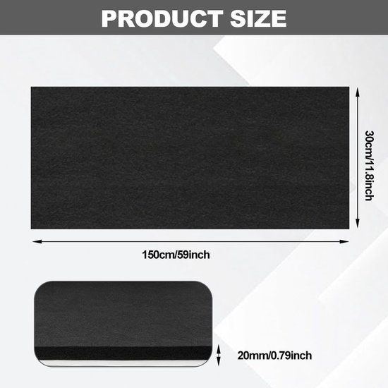 Zelfklevende Geluidsisolatie Mat 20 mm 150 x 30 cm - Brandwerende en Vochtbestendige Isolatiemaat voor Auto en Caravan — afbeelding 5
