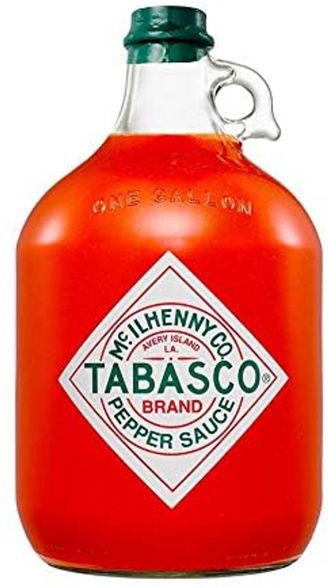 Tabasco Original Red Pepper Sauce 3,8 L (1 Gallon) – Grootverpakking Pepersaus voor Horeca en Keuken