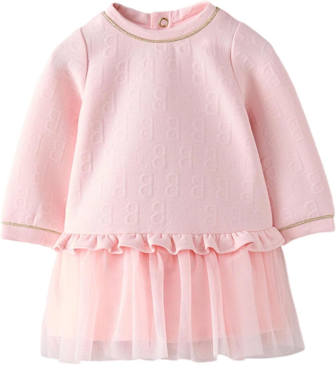 Babymeisje Jurk - Babyjurk Meisje - Feestelijke Gelegenheid - Jacquard Reliëf - 0-24 maanden - Niet gespecificeerd