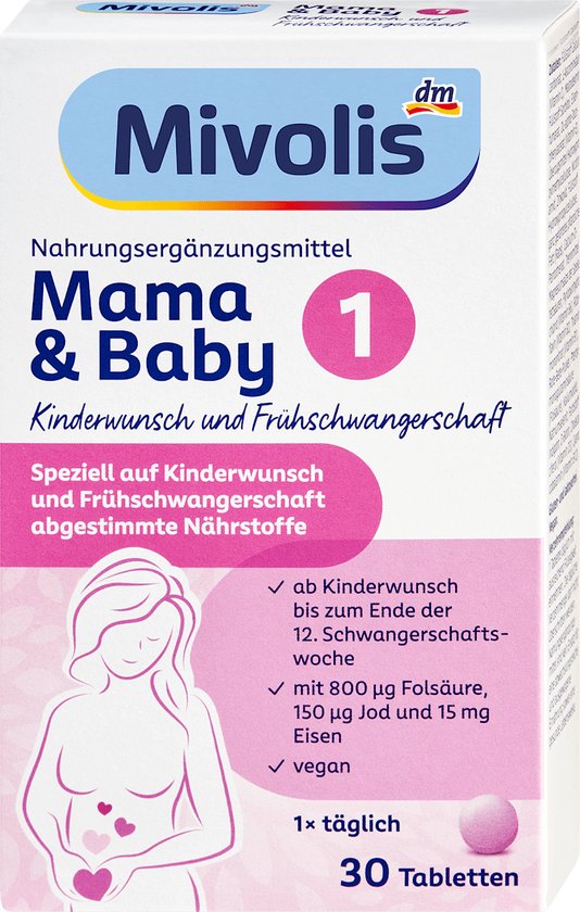 Mivolis Mama & Baby 1 – 30 tabletten