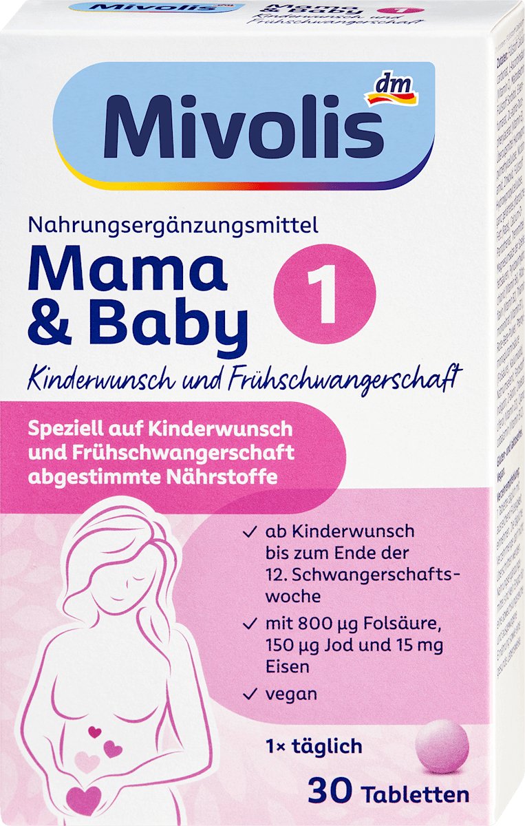Mivolis Mama & Baby 1 – 30 tabletten
