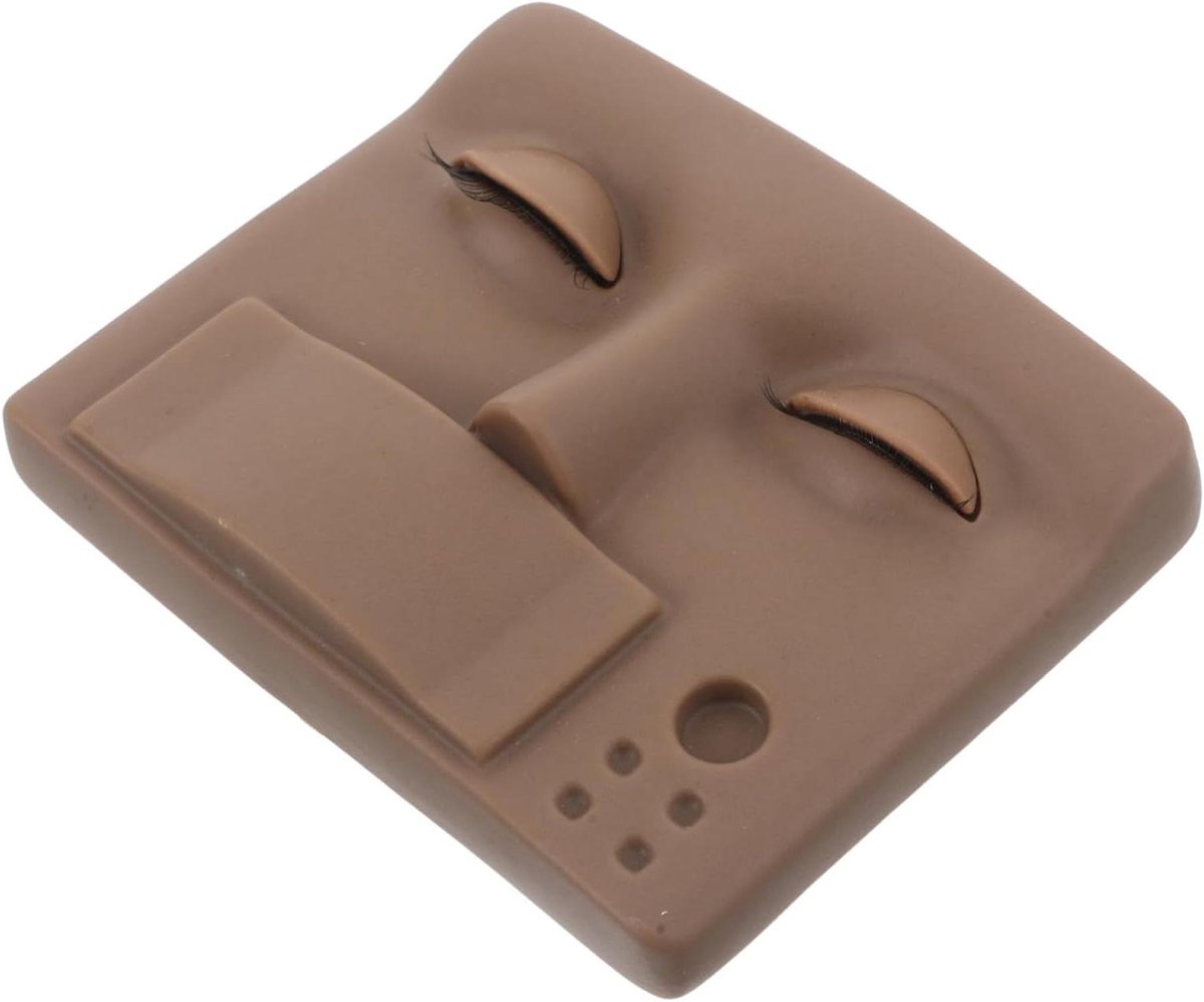 Oefenhoofd Make-up - Mannequin Hoofd - Wimper Training - Verwisselbare Oogleden - 115 cm - Bruin
