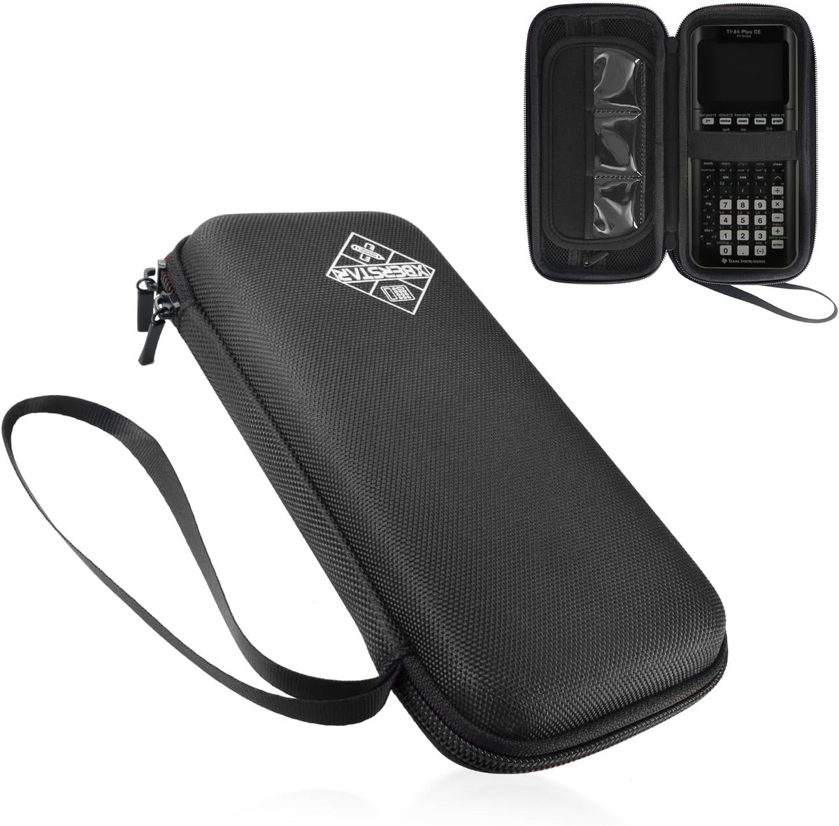 Case voor TI-84 TI-83 Plus CE Grafische Rekenmachines - Schokbestendige EVA Reisopbergzak met Zipper en Duurzaam Ontwerp