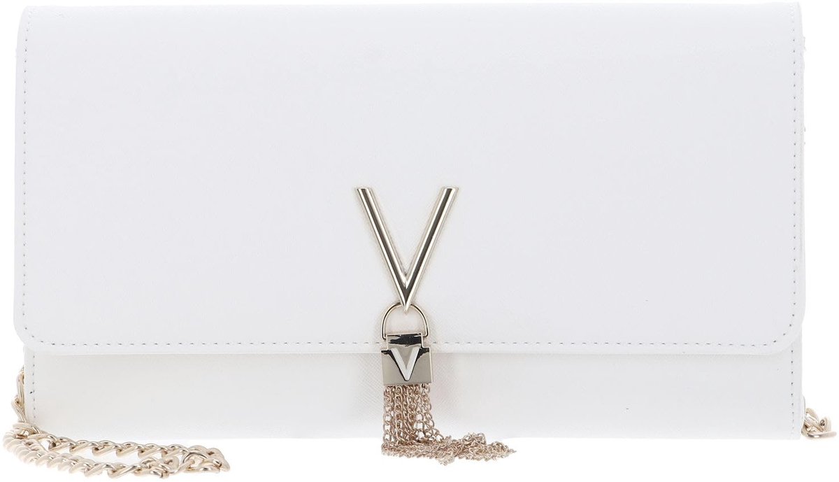 SnelShoppen - Elegante Clutch Tas Bianco - Stijlvolle Handtas voor Avondjes Uit, Bruiloften, Feestjes - Luxe Vegan Leer - Compacte Maat voor Essentiël