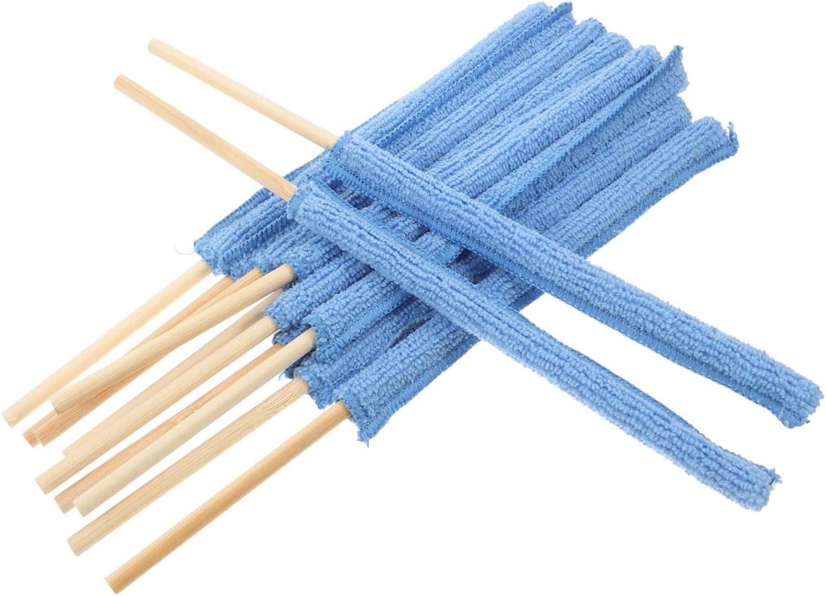 Mini Blind Cleaner - Jaloezieën Borstel - Stof Verwijderen - Tijd- en Kostenefficiënt - 26 cm - Hemelsblauw
