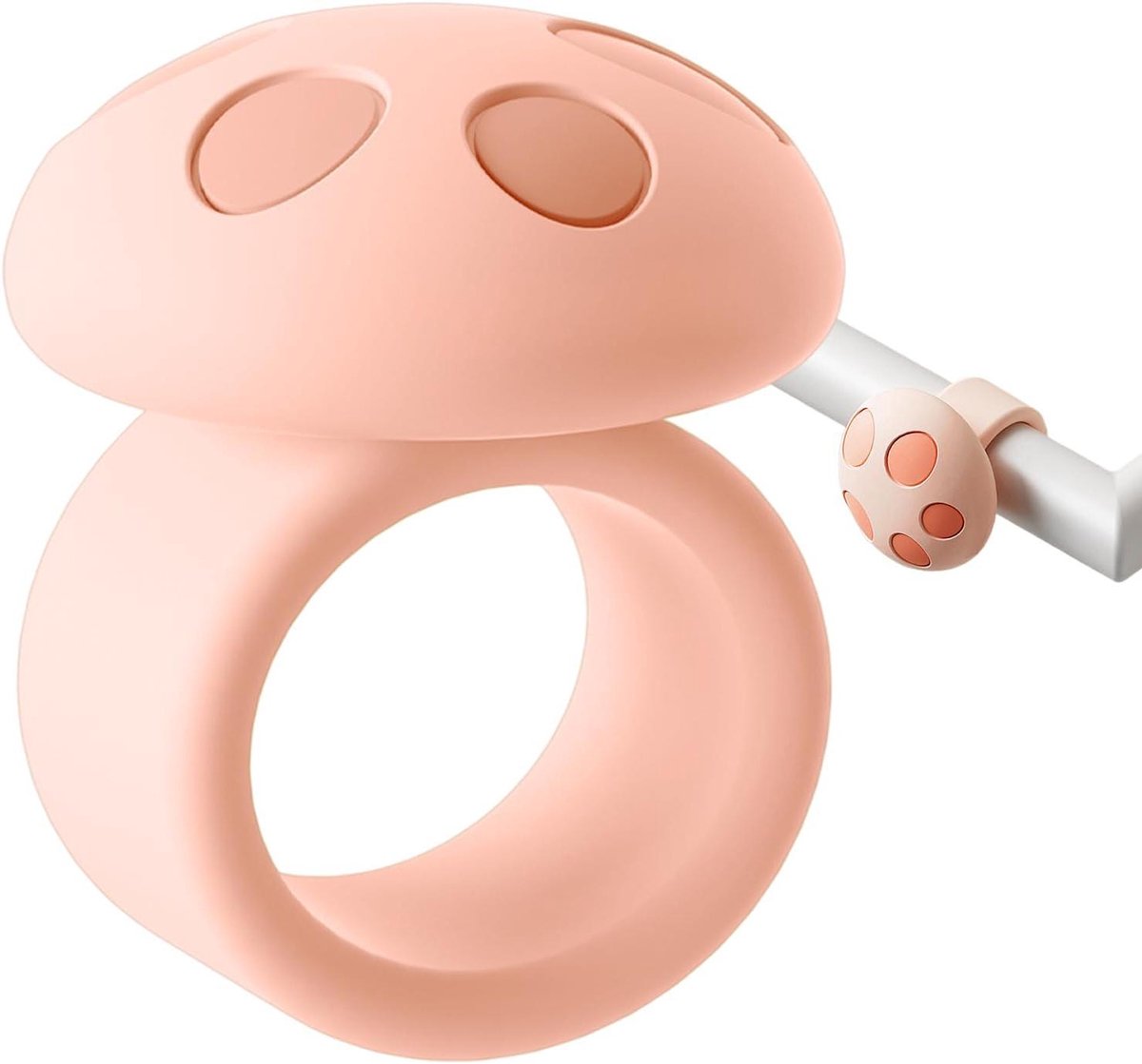 Deurstopper Wandbeschermer - Deurklink Stopper Muurbumpers - Muren Beschermen - Schokabsorberend Kinderveilig - 5x5x5 cm - Roze