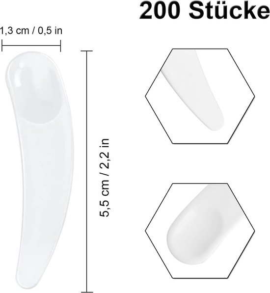 Spatels, crèmespatel, lepel, cosmetica-masker, scoop, voor gezichtsmasker — afbeelding 2