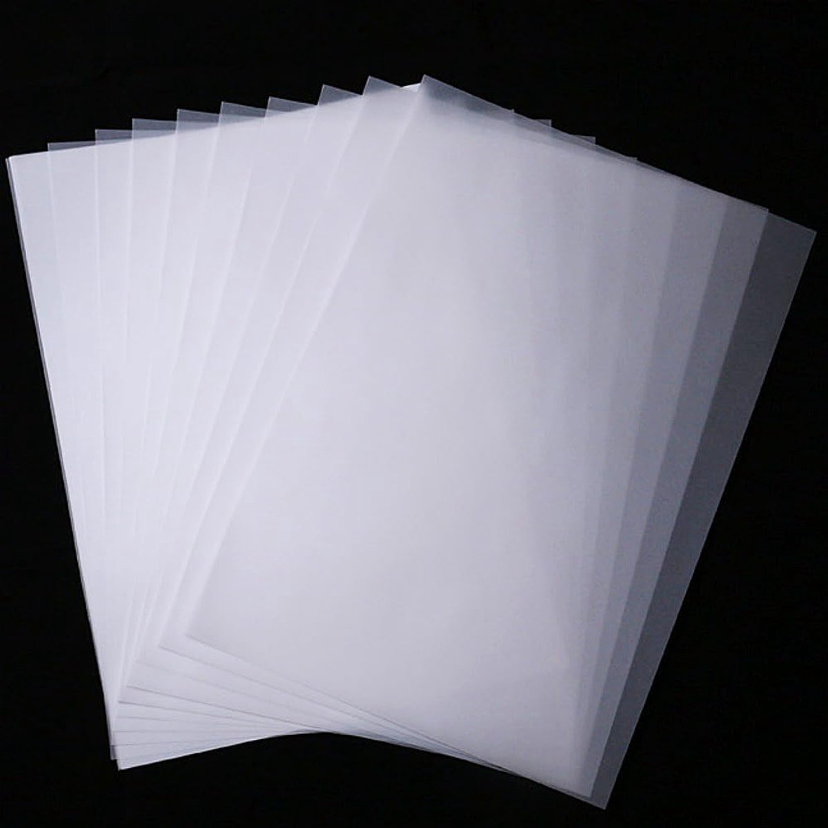 100 stuks transparant papier A4, inpakpapier, zijdepapier voor tekeningen, pompons, geschenkverpakkingen, feesten, decoraties, kunsthandwerk