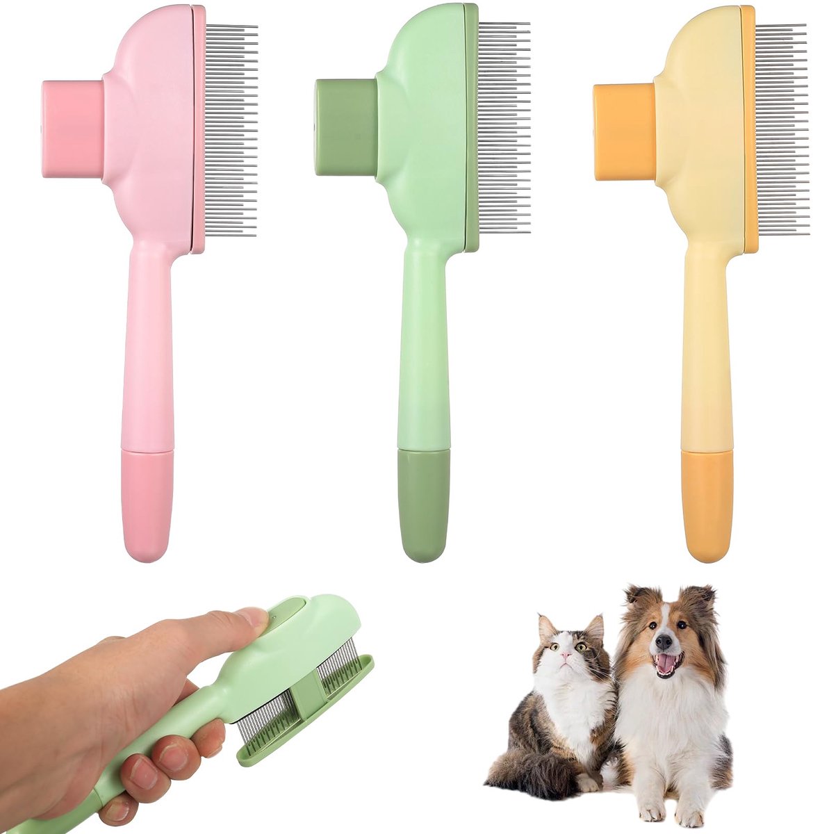 Kattenborstels, zelfreinigende ondervachtborstel, kattenborstel, ondervachtborstel, kattenkam, ondervachtborstel, kattenkam, ondervachtborstel, kattenkam, kattenborstel voor katten, honden