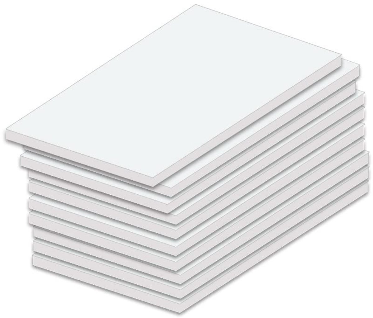 Kladblok "Blanco", magnetisch, A7, 25 vellen, 10 stuks