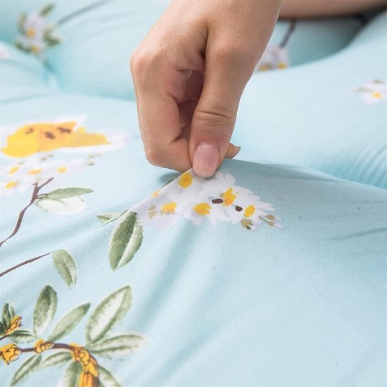 Japanse Futon Matras - Vloermatras Opvouwbaar - Comfortabel Slapen - Gelijkmatige Vulling - 100x200cm - Bloemenprint — afbeelding 5