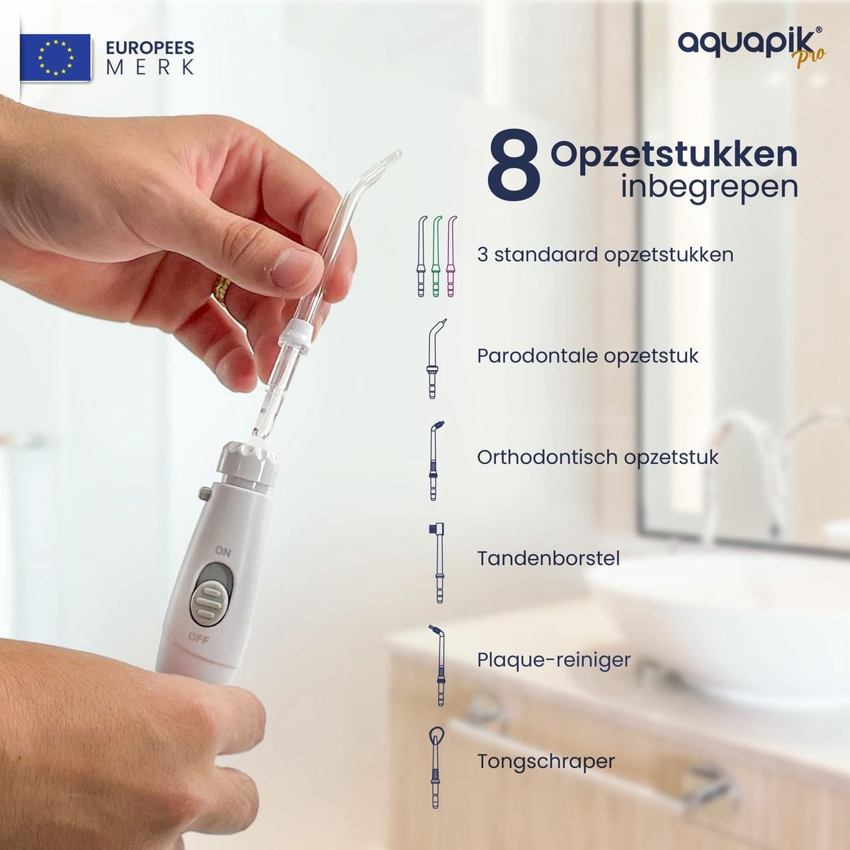 SnelShoppen - Professionele Water Flosser thumbnail 4
