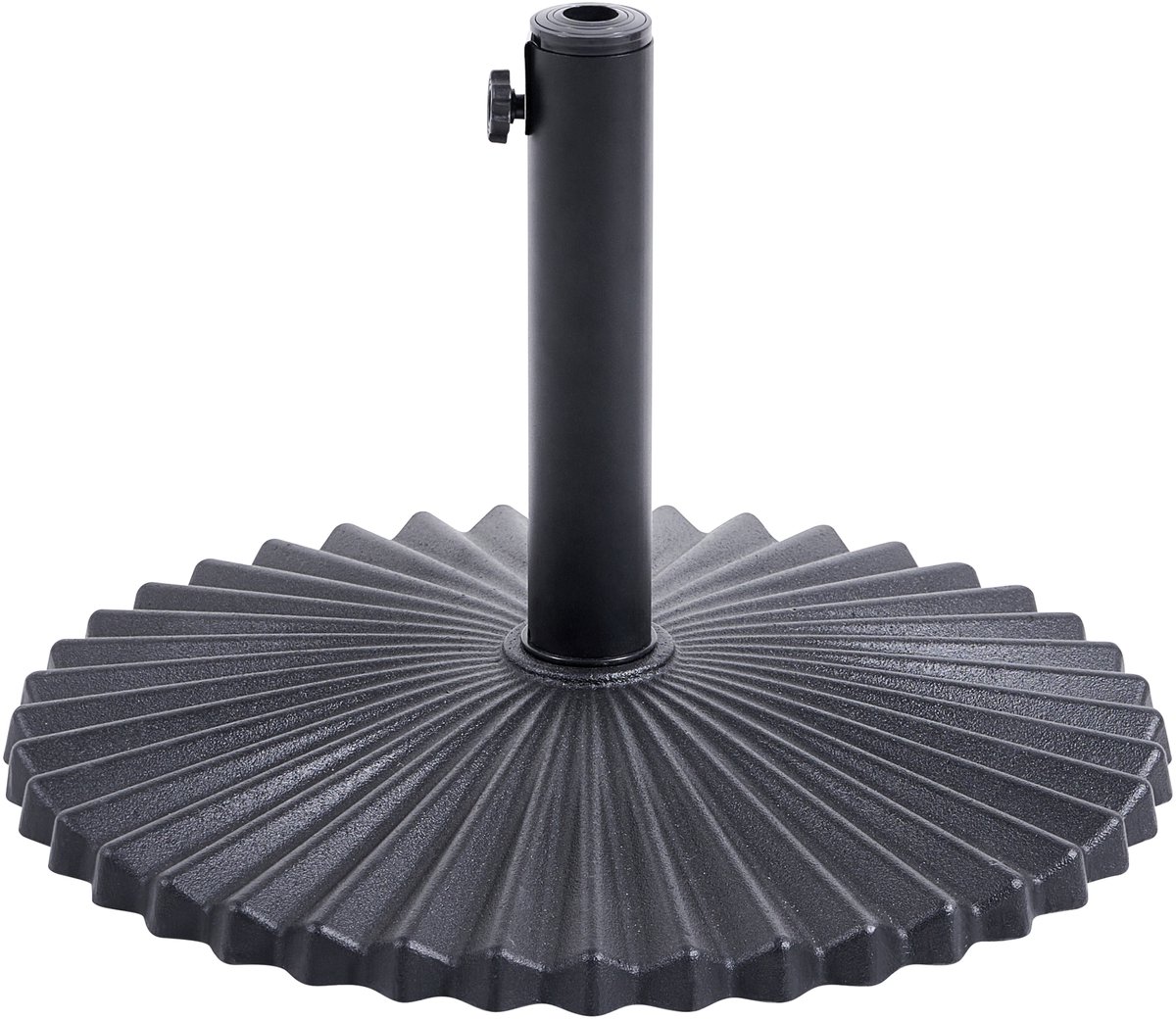 CAREZZA - Parasolvoet - Zwart - Staal