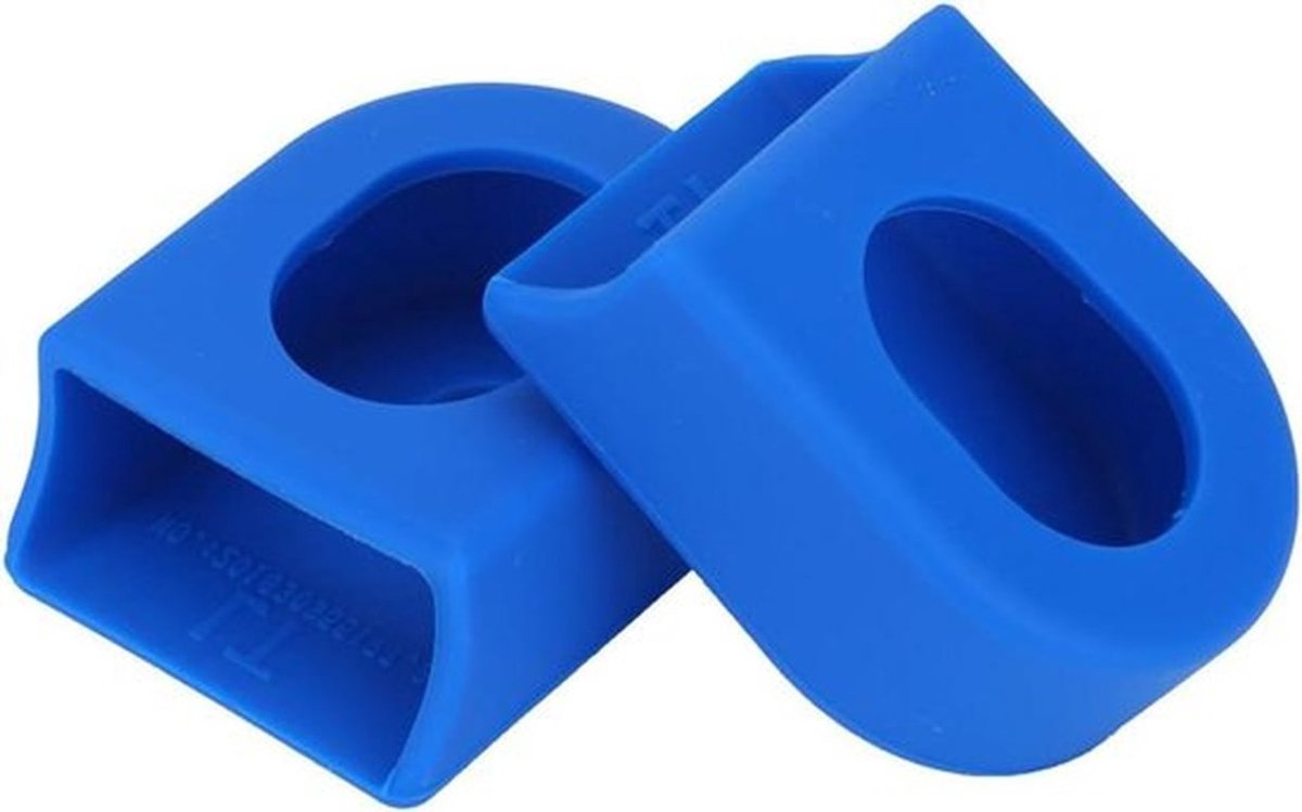 Crankbescherming - Fietsonderdelen - Riemen - Blauw - Accessoires - Bescherming - Geschikt voor meeste modellen - Crankafdekkingen, 1 paar crankbescherming voor fietsonderdelen (blauw)