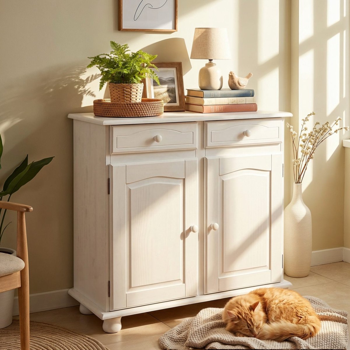 Dressoir Abaco (2 deuren) - wit